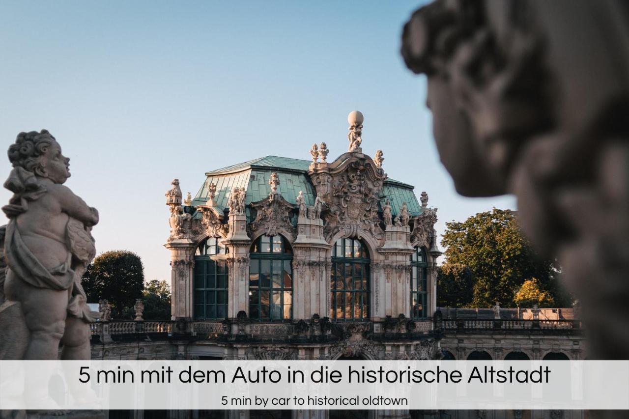 "Gruene Oase" - Naehe Altstadt - Garage - Ruhig - Nespresso Appartement Dresden Buitenkant foto