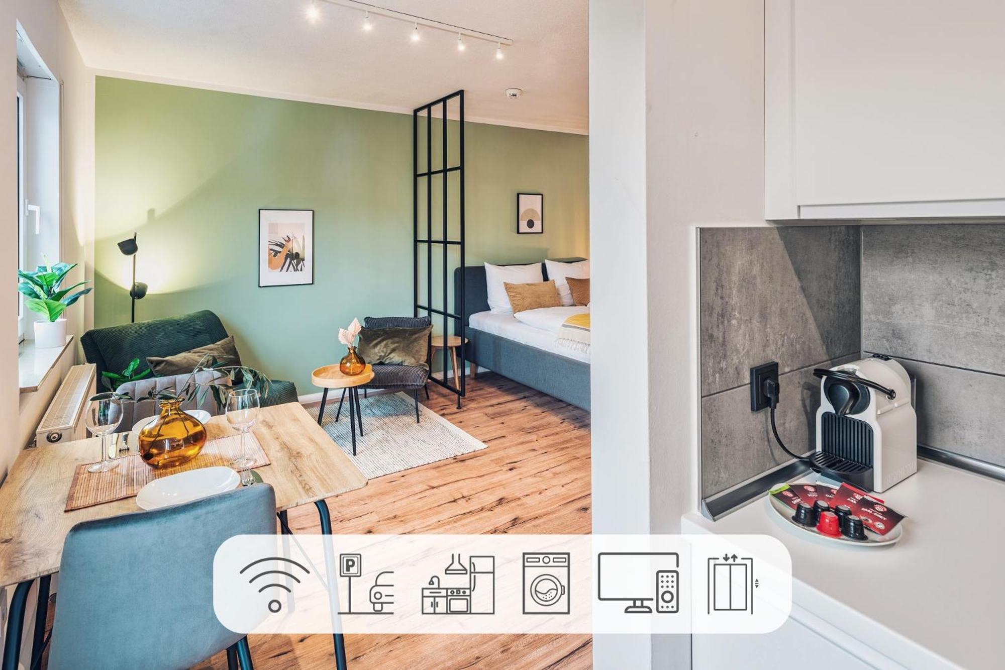 "Gruene Oase" - Naehe Altstadt - Garage - Ruhig - Nespresso Dresden Buitenkant foto